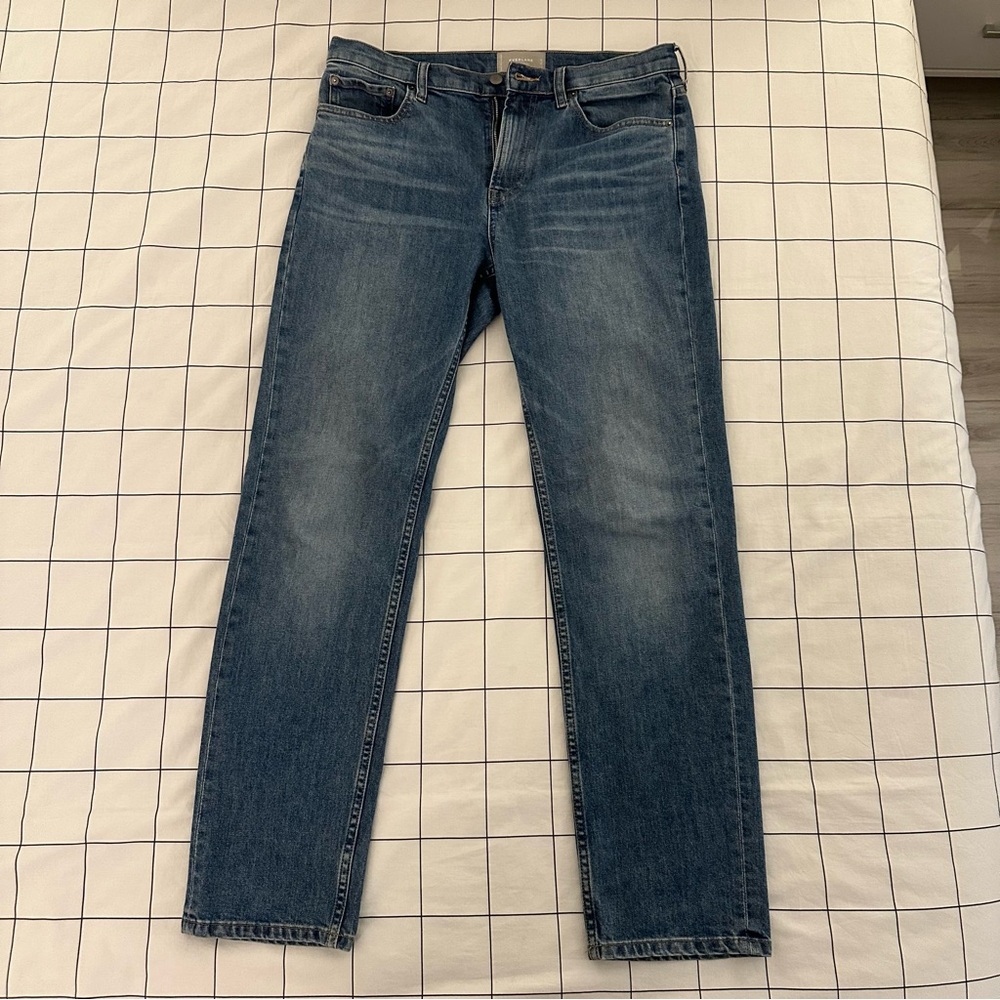 Everlane Classic Straight Jean - Classic Blue